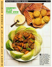McCall's Cooking School Recipe Card: Meat 40 - Country Pork Stew With Herb  Biscuits (Replacement McCall's Recipage or Recipe Card For 3-Ring Binders)