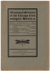 Occasional Memoirs of The Chicago Entomological Society Volume 1, No. 1