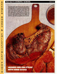 McCall's Cooking School Recipe Card: Meat 49 - Sirloin Steak With Herbs  (Replacement McCall's Recipage or Recipe Card For 3-Ring Binders)