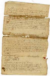 1790 HOLOGRAPHIC DOCUMENT LINCOLN, PA, NICHOLAS HOLT, ROBERT PATTON,  REUBEN NOBEL