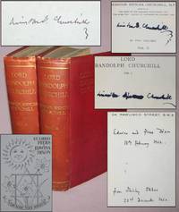 Lord Randolph Churchill, signed by Churchill for his grandaughter ten weeks before his death