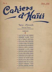 Cahiers D'Haiti. No. 9 (Mars, 1944)