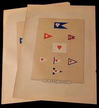 2 Prints - Civil War Flags: "24th Army Corps" From Flags of the Army of the United States Carried During the War of the Rebellion 1861-1865, to Designate the Headquarters of the Different Armies, Army Corps, Divisions and Brigades 2 Prints - Civil War Flags: "24th Army Corps" From Flags of the Army of the United States Carried During the War of the Rebellion 1861-1865, to Designate the Headquarters of the Different Armies, Army Corps, Divisions and Brigades