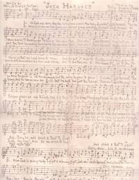 JACK HARVARD" sheet music. Words by Harold Everett Porter. Music by Philip Greeley Clapp