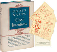 Ogden Nash's Good Intentions (First Edition, review copy with a set of four promotional publisher's cards with poems by Nash)