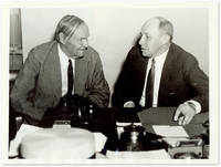 6" x 8" Black-and-White Press Photograph of Darrow Conversing