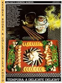 McCall's Cooking School Recipe Card: Appetizers 1 - Tempura (Replacement  McCall's Recipage or Recipe Card For 3-Ring Binders): Replacement McCall's  Recipage / Recipe Card For 3-Ring Binders Series