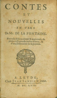 CONTES ET NOUVELLES EN VERS...NOUVELLE EDITION REVU&Euml; & AUGMENTT&Eacute;E DE PLUSIEURS CONTES DU MESME [sic] AUTEUR, &c D'UNE DISSERTATION SUR LA JOCONDE