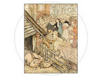 Just as the swineherd was taking the eighty-sixth kiss