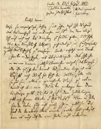Autograph letter signed to Marie (possibly his daughter)