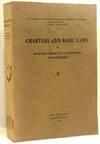 Charters and Basic Laws of Selected American Universities and Colleges