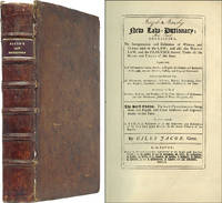 A New Law-Dictionary...The Sixth Edition. London, 1750