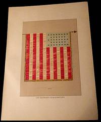 Print - Civil War Flag: "Flag Used at Gen. Sherman's Headquarters". From Flags of the Army of the United States Carried During the War of the Rebellion 1861-1865, to Designate the Headquarters of the Different Armies, Army Corps, Divisions and Brigades Print - Civil War Flag: "Flag Used at Gen. Sherman's Headquarters". From Flags of the Army of the United States Carried During the War of the Rebellion 1861-1865, to Designate the Headquarters of the Different Armies, Army Corps, Divisions and Brigades