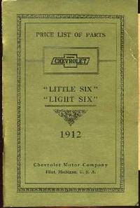 Chevrolet Price List of Parts, Little Six, Light Six Chevrolet Price List of Parts, Little Six, Light Six