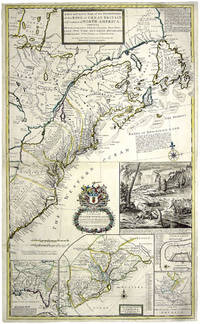 A NEW AND EXACT MAP OF THE DOMINIONS OF THE KING OF GREAT BRITAIN ON YE CONTINENT OF NORTH AMERICA CONTAINING NEWFOUNDLAND, NEW SCOTLAND, NEW ENGLAND, NEW YORK, NEW JERSEY, PENSILVANIA [sic] MARYLAND, VIRGINIA AND CAROLINA. ACCORDING TO THE NEWEST AND MOS