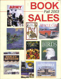 Book Sales Book Catalogue Fall 2003