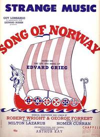 Sheet music (1) from this Broadway show.  Song:  Strange Music