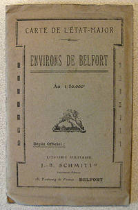 CARTE DE L'ETAT-MAJOR ENVIRONS DE BELFORT