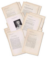 Walt Whitman Fellowship Papers. Broken run of 40 issues from 1894 to 1904
