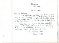 Signed tribute to Steinway & Sons. New York: 1953