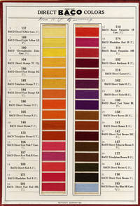 Baco Batik Dyes . . . Sample Card No. 65 [cover title]