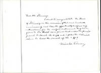 Signed tribute to Steinway & Sons. New York: 1953