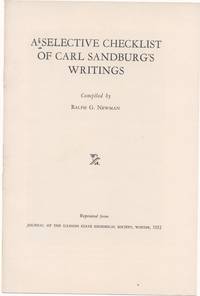 A SELECTIVE CHECKLIST OF CARL SANDBURG'S WRITINGS