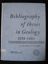 Bibliography of Theses in Geology 1958 - 1963