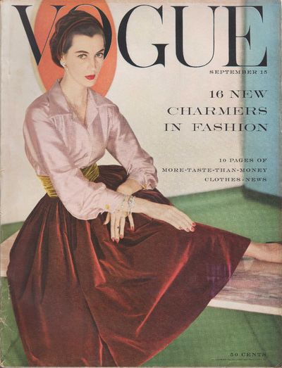 Image for Vogue Magazine, September 15, 1954