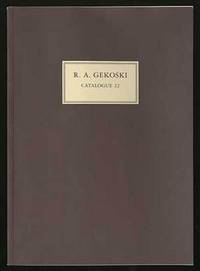 R.A. Gekoski: Catalogue 22: Rare Books and Manuscripts