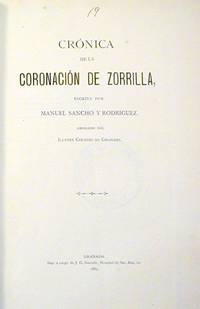Cronica de la Coronacion de Zorrilla