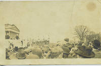 Used real photo postcard of Woodrow Wilson delivering his first inaugural address