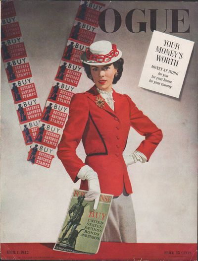 Image for Vogue Magazine, April 1, 1942 - Cover Only