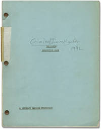 Criminal Investigator [Homicide Squad] (Original Screenplay)
