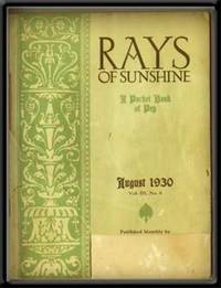 Rays of Sunshine: A Pocket Book of Pep; Volume III, No. 8 (August 1930) Rays of Sunshine: A Pocket Book of Pep; Volume III, No. 8 (August 1930)