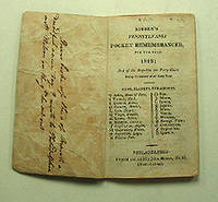 BIOREN'S PENNSYLVANIA POCKET REMEMBRANCER, FOR THE YEAR 1818, AND OF THE REPUBLIC THE FORTY-THIRD