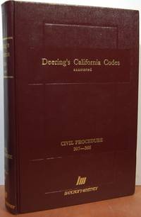 Civil Procedure Annotated 307-366 (Deering's California Codes)
