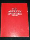 American Ephemeris, The - 1931 to 1940