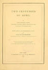 Two Centuries Of Song