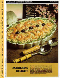 McCall's Cooking School Recipe Card: Pasta, Rice 6 - Shrimp Spaghetti  (Replacement McCall's Recipage or Recipe Card For 3-Ring Binders)