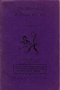THE MARVELLOUS LAND OF OZ