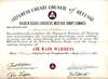 ALLEGHENY COUNTY COUNCIL OF DEFENSE...HELEN W. WORTHING...IS ENTITLED TO WEAR THE OFFICIAL EMBLEM OF...AIR RAID WARDENS