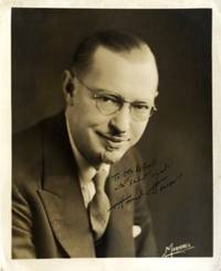 Signed bust-length photograph by Morrall