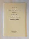 Journal of William Hunt's Visit to Europe 1771-1772 Together with William Hunt - A Memoir