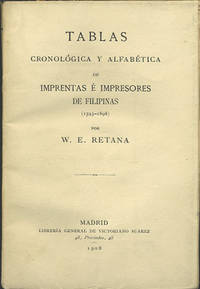 Tablas cronológica y alfabética de imprentas é impresores de Filipinas (1593-1898)