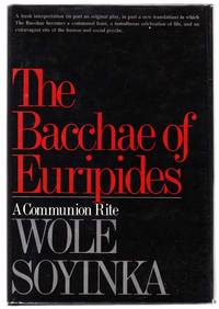 Bacchae of Euripides: A Communion Rite