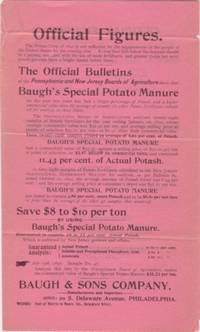 OFFICIAL FIGURES:  The Potato Crop of 1892 is not sufficient for the people of the United States