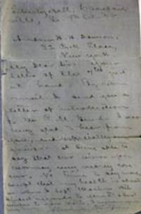 One page letter handwriten and signed by Alexander H. Stephens (1812-1883)