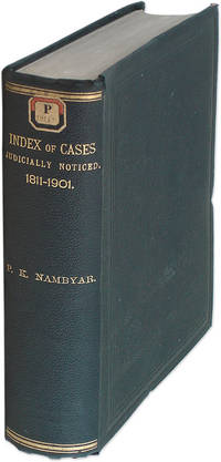 An Index of Cases Judicially Noticed, 1811-1901