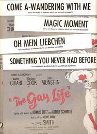 Sheet music (4) from this Broadway show. Songs: Come A-Wandering With Me; Magic Moment; Oh Mein Liebchen; Something You Never Had Before Sheet music (4) from this Broadway show. Songs: Come A-Wandering With Me; Magic Moment; Oh Mein Liebchen; Something You Never Had Before
